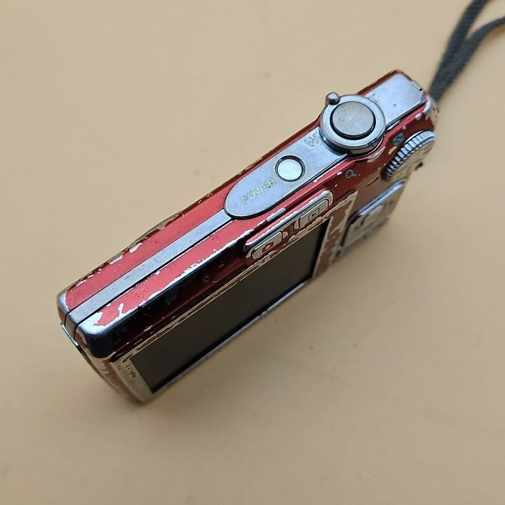 Olympus FE-280 8.0MP Digital Camera Red UNTESTED AS IS FOR PARTS